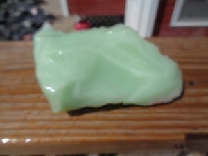 Glass Rock Slag Opaque Jadite/Pink Rocks 2.0 lbs 77D Landscaping Aquarium
