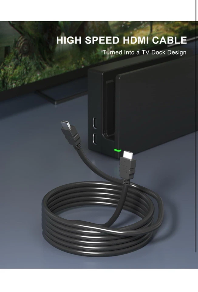 Dock Station for Switch/Switch OLED, Replacement 3-in-1 TV Dock Set with Orig... - Image 3 of 4