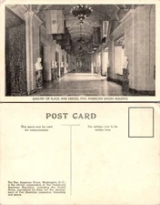 Gallery of Flags and Heroes Pan American Union Postcard