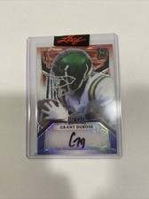 Leaf Metal Grant Dubose Red White Blue Auto 1/1 Packers