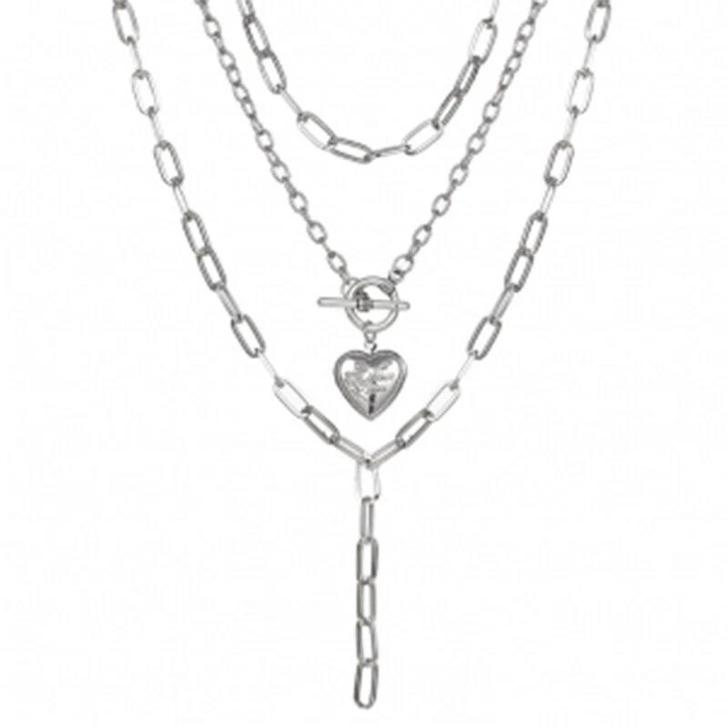 Layered sale gothic necklace