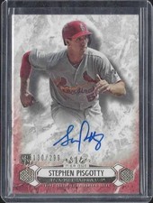STEPHEN PISCOTTY 2016 TOPPS TIER ONE CARDINALS ON CARD ROOKIE AUTO RC #D 130/299