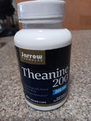Theanine 200, 200 mg, 60 Veggie Caps! New! SEALED!