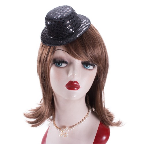 5 Stck. Pailletten Mini Zylinder Hut Millinery Handwerk Herstellung Fascinator Krokodilklemmen A008 - Bild 14 von 52