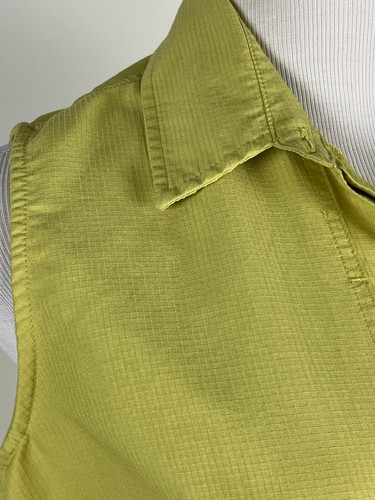 ROYAL ROBBINS Button Front Performance Shirt (Quick Dry/Vented)- L, Yellow/Green - Picture 3 of 7