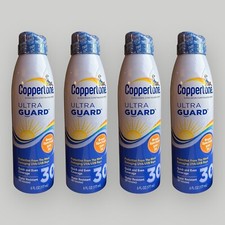  4pk Coppertone Ultra Guard Sunscreen Continuous Spray SPF 30 NEW