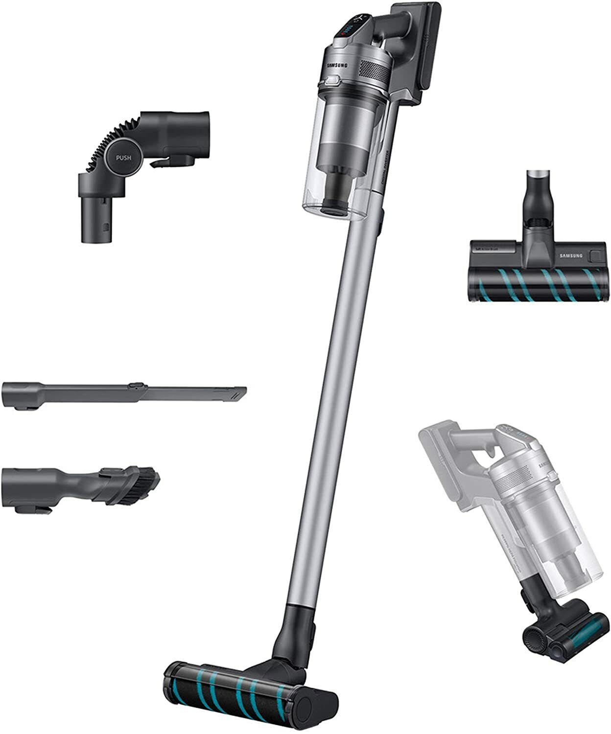 Samsung Jet 75 Stick Cordless Lightweight Vacuum Cleaner with Removable Battery