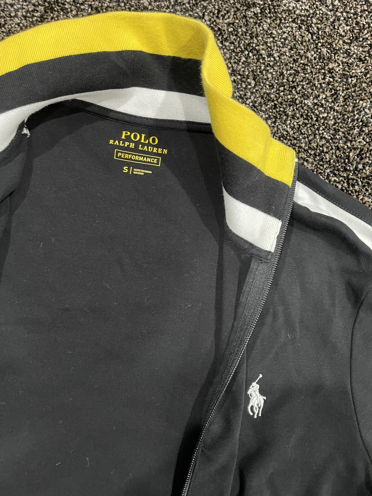 Polo Ralph Lauren Performance Training Black Track Jacket size Small image 6