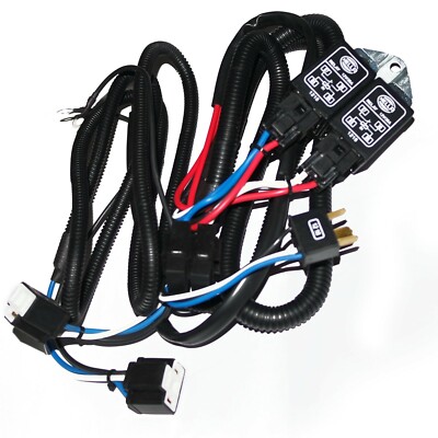 Hella Universal H4 Headlamp Wiring Harness With Relay System 130/100W ECs