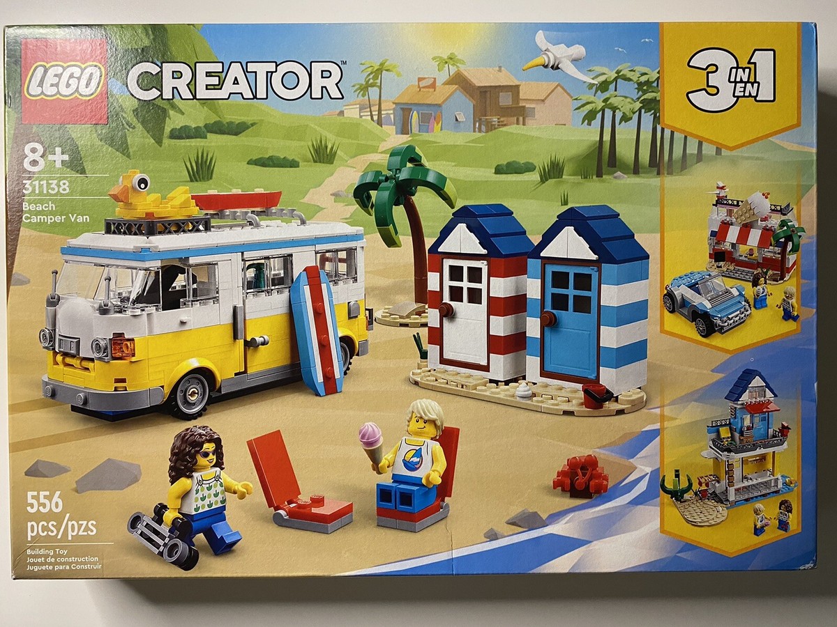 LEGO 31138 Creator Beach Camper Van Brand New SHIP