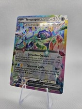 Carte Pokémon TERAPAGOS EX 128/142 DOUBLE RARE HOLO Couronne Stellaire FR Neuf