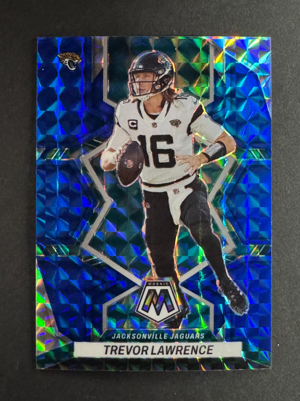Trevor Lawrence 2022 Panini Mosaic Blue /99 #88