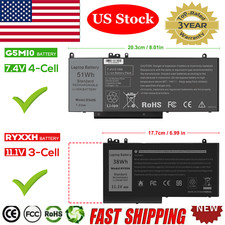 G5M10 RYXXH Battery for Dell Latitude E5450 E5550 Notebook 15.6" WYJC2 8V5GX