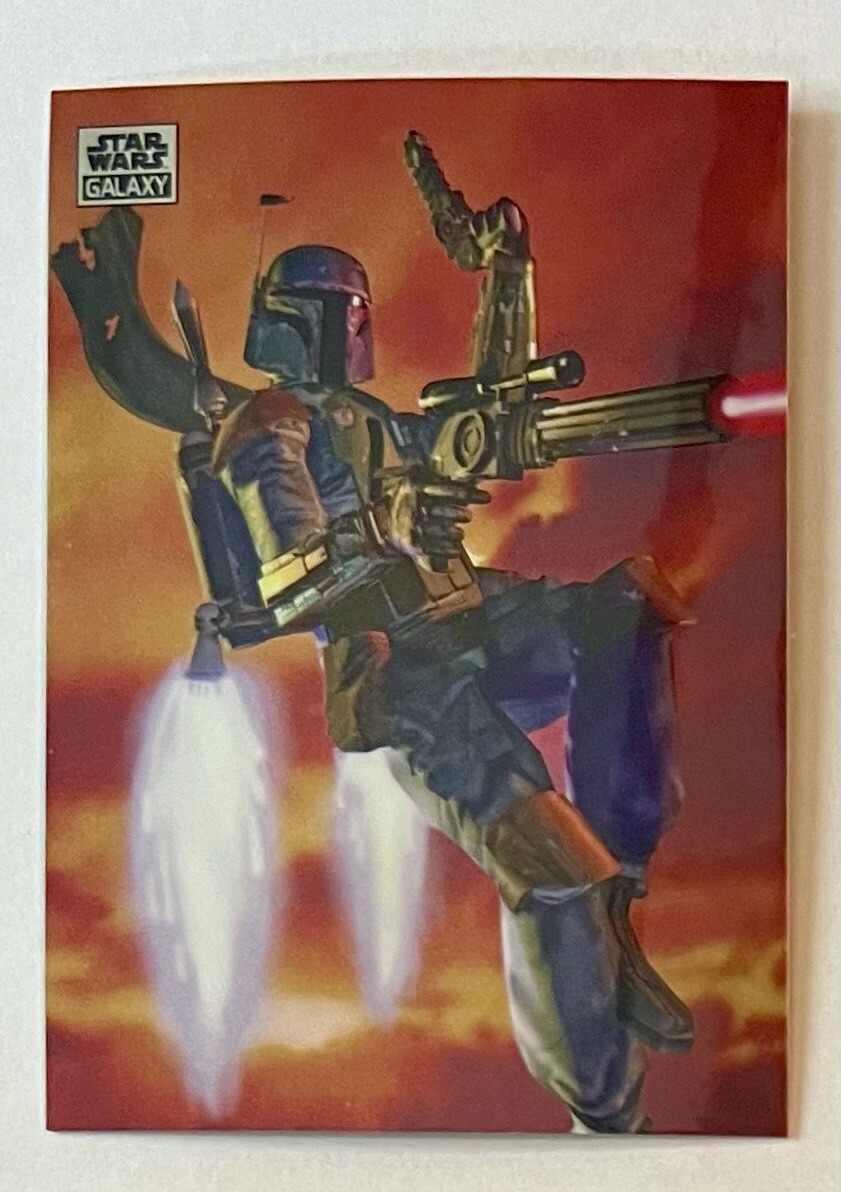 2024 Topps Chrome Star Wars Galaxy Boba Fett's Jetpack # 24 Base Card ...
