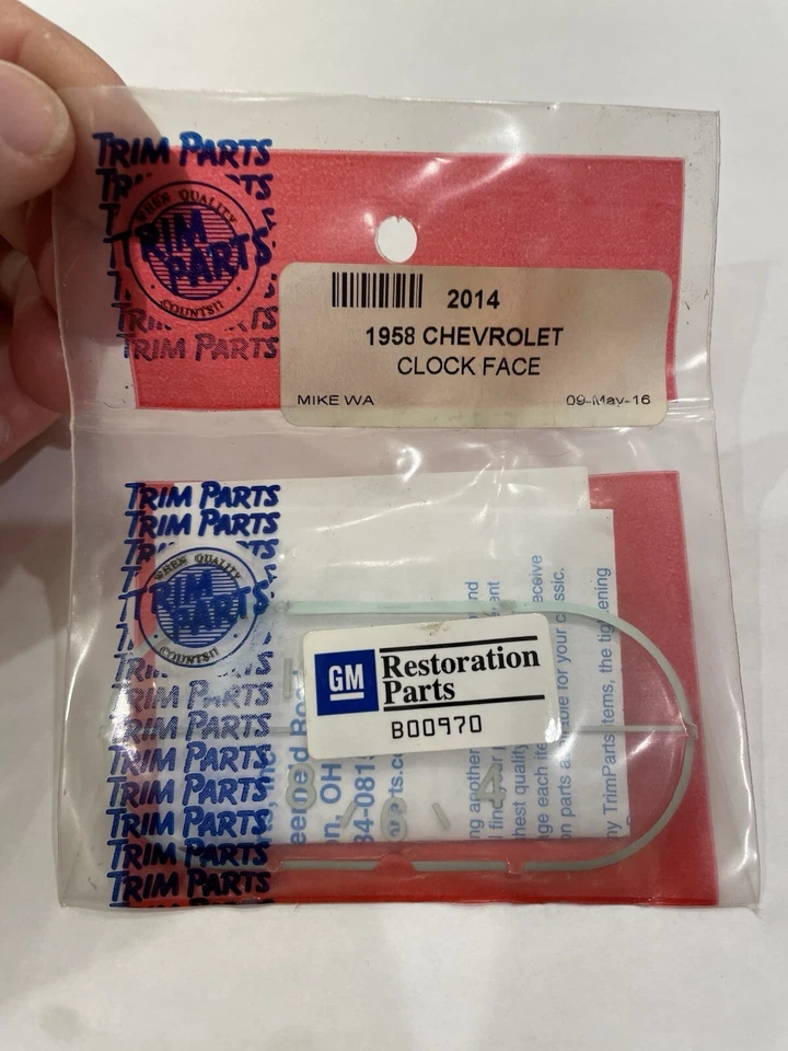 1958 Chevrolet Chevy Clock Face 2014 - Image 3 of 3