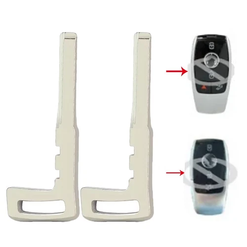 2XReplacement Uncut Remote Key Blades for Mercedes Benz AMG G C S E Class NBGDM3