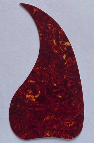 Acoustic Guitar Pickguard Self Adhesive Sheet For Gibson J45,Red Tortoise