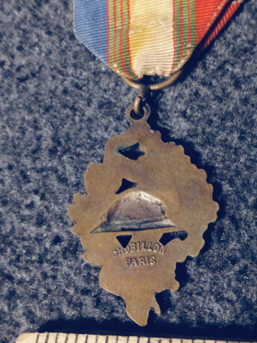 Medaille Decoration Ancien Union Velocipedique A Chobillon Antique