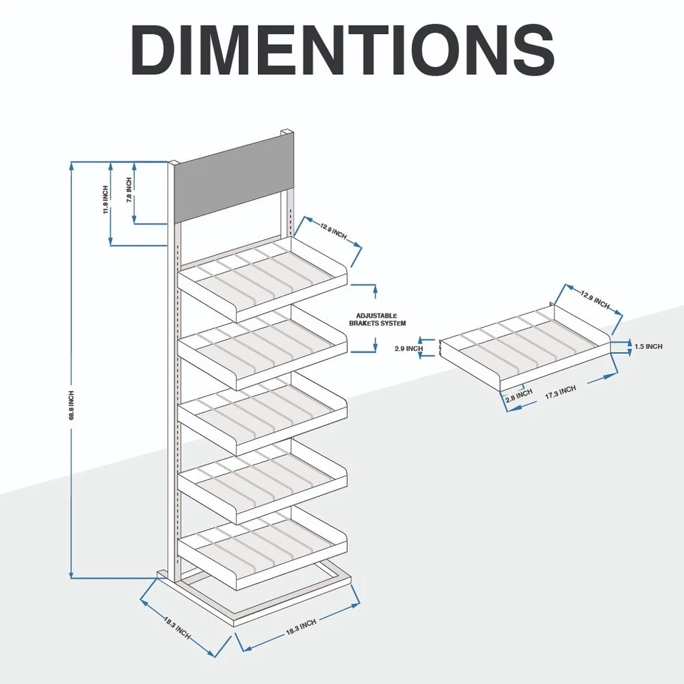 Expositor surtido de rack de aerosoles - Tiene capacidad para 150 latas de aerosol - (87228) Foto 2 de 4