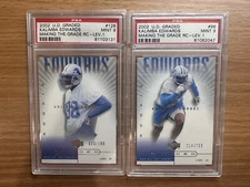 Kalimba Edwards - 2002 Upper Deck UD Graded Rookie RC #96 #126 PSA 9 Lot /700 A