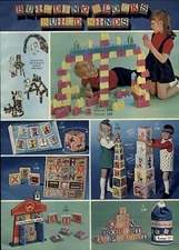 1969 PAPER AD COLOR Building Blocks Alphabet Tog'L 500 200 300 400 Toys 