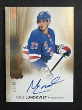 2021-22 Upper Deck The Cup Nils Lundkvist Rookie Autograph 17/36 RC #164 Auto