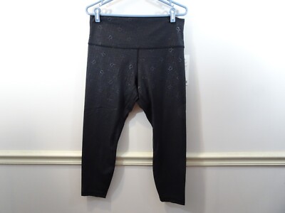 Lululemon Align HR Pant 25  Size 14 Nulu Yogo Emboss Black NEW YGMB Logo