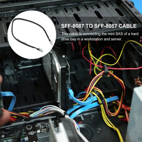 SFF- 8087 SFF- 8087 Cable Server Accessory Internal 36 Pin Cable - Afbeelding 10 van 12