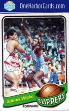 1979 Topps San Diego Clippers Basketball Card #16 Sidney Wicks