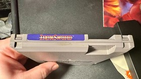 IronSword: Wizards & Warriors II (Nintendo NES) con SCATOLA e POSTER SEXY.