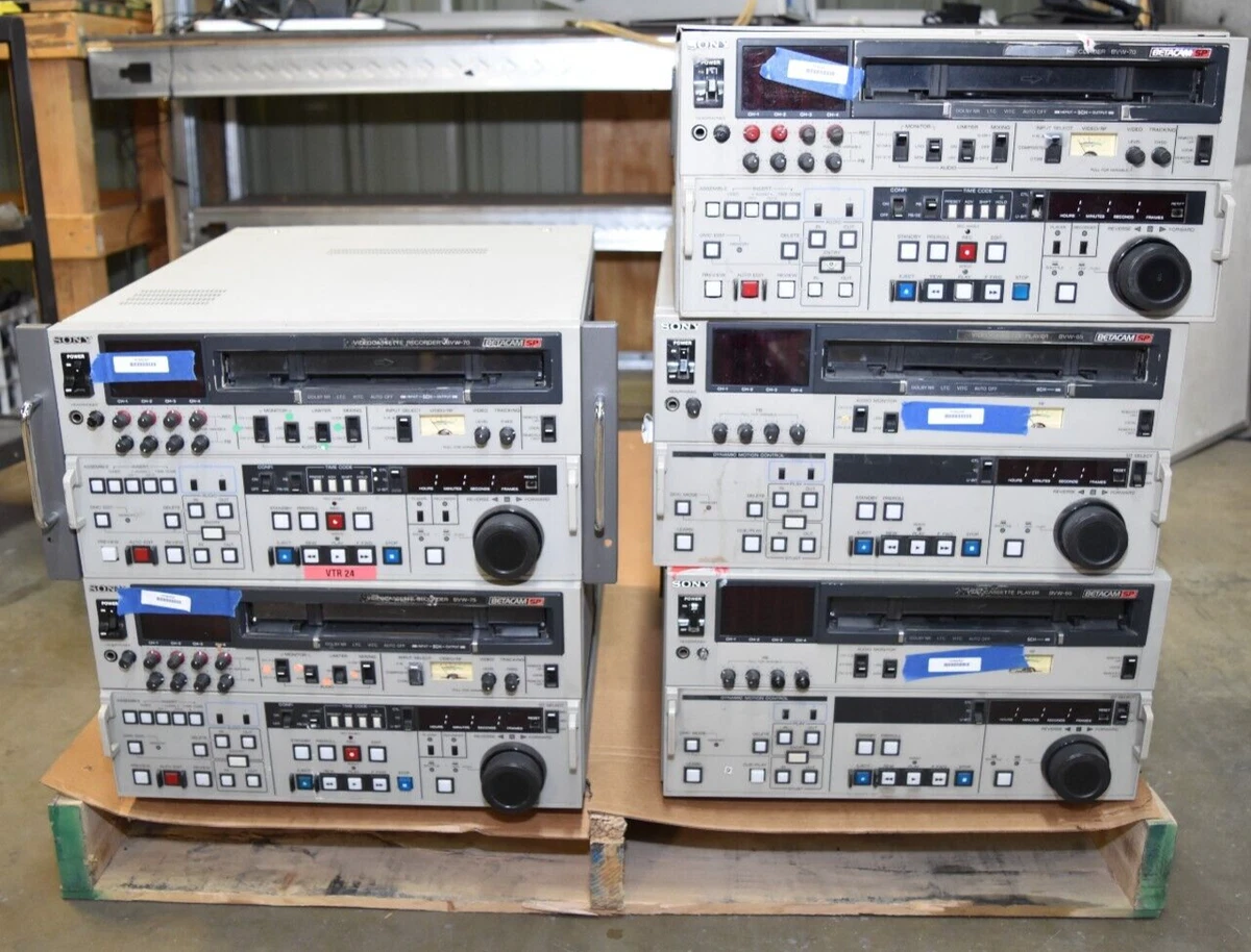 Sony BVW-65/BVW-70/BVW-75 Betacam Videocassette Recorders Read Description