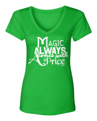 Magic Always Comes With A Price - Magician Magical Women's V-Neck T-Shirt