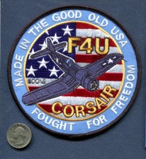VOUGHT F4U CORSAIR BOYINGTON VMF-214 BLACK SHEEP FFF WW2 Fighter Squadron Patch