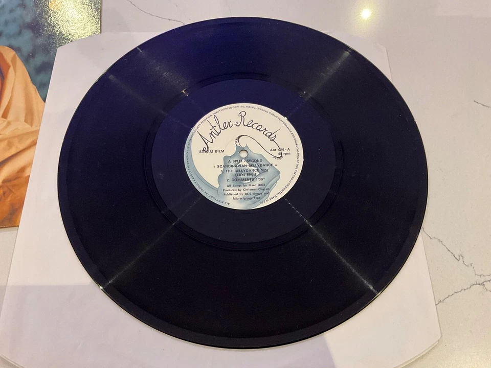 MAXI 45T 45 tours 12" - A SPLIT SECOND - The Bellydance - Scandinavian 1988 - Photo 4/4