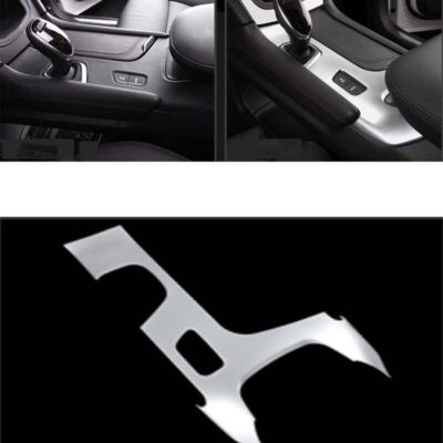 For Cadillac XT5 2016-2019 Middle Console Panel Trim ABS Gear Shift Matte Silver