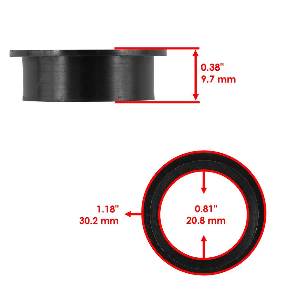 Buchas de amortecedor de suspensão traseira Arctic Cat 650 4X4 2007-2009 2011 - Imagem 2 de 4