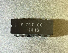 Fairchild 747-DC Dual Operational Amplifier Vintage IC