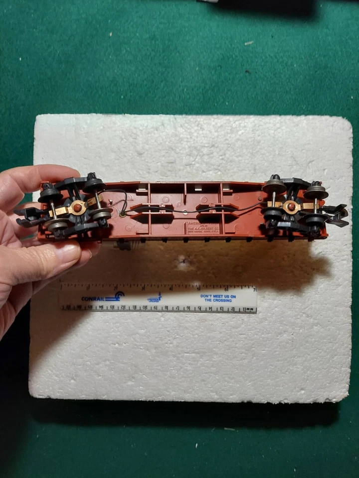 AMERICAN FLYER #24549 Erie FLAT CAR Searchlight Floodlight Car - Image 4 of 4