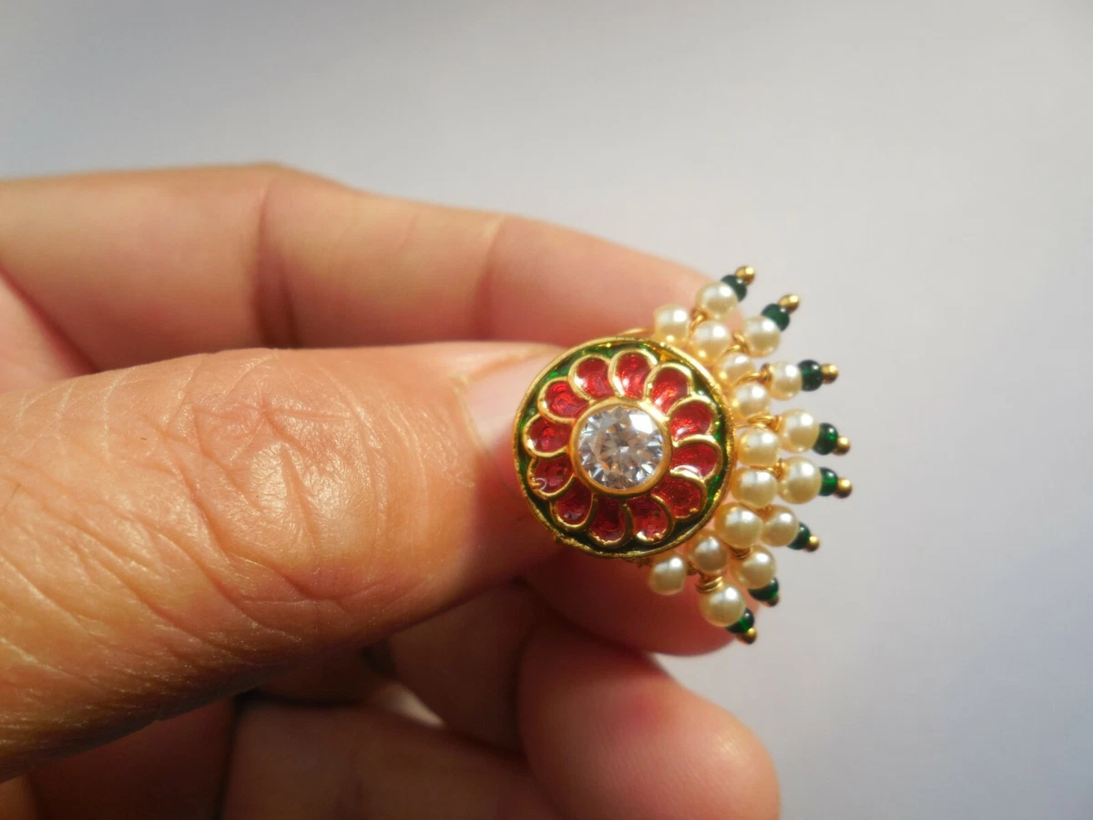 Traditional Nose Stud Hoop Non Piercing Stud Big Nose Ring Jewelry