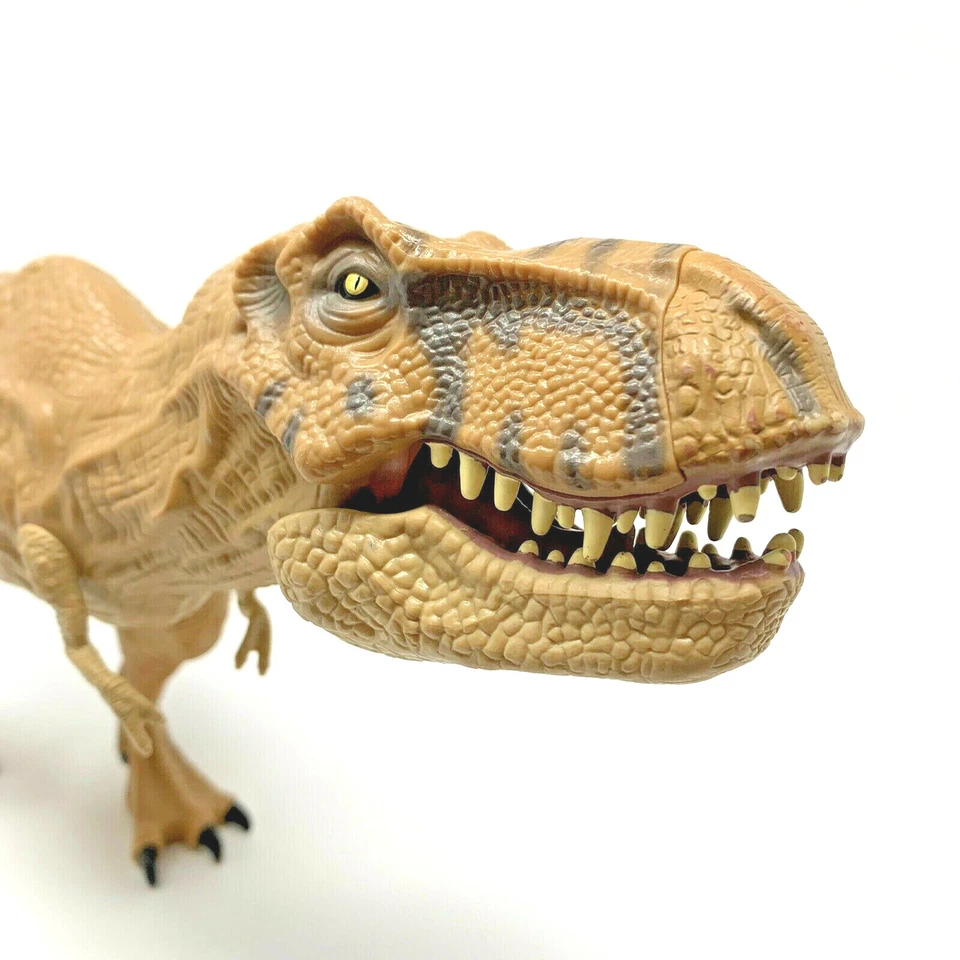 Figura de dinosaurio Jurassic World JW JP Chomping Tyrannosaurus Rex T-Rex 2015 B1156 Foto 3 de 4