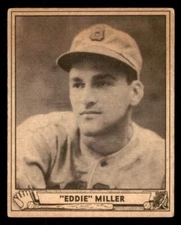 1940 Play Ball Baseball #56 Eddie Miller VG/EX *d2