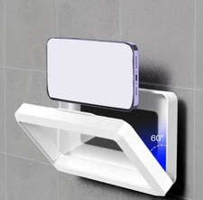 Waterproof Shower Phone Holder with 360° Rotation, Angle Adjustable, Wall Mount