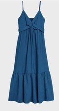 NWT Banana Republic Twist Front Dress Teal Size 4
