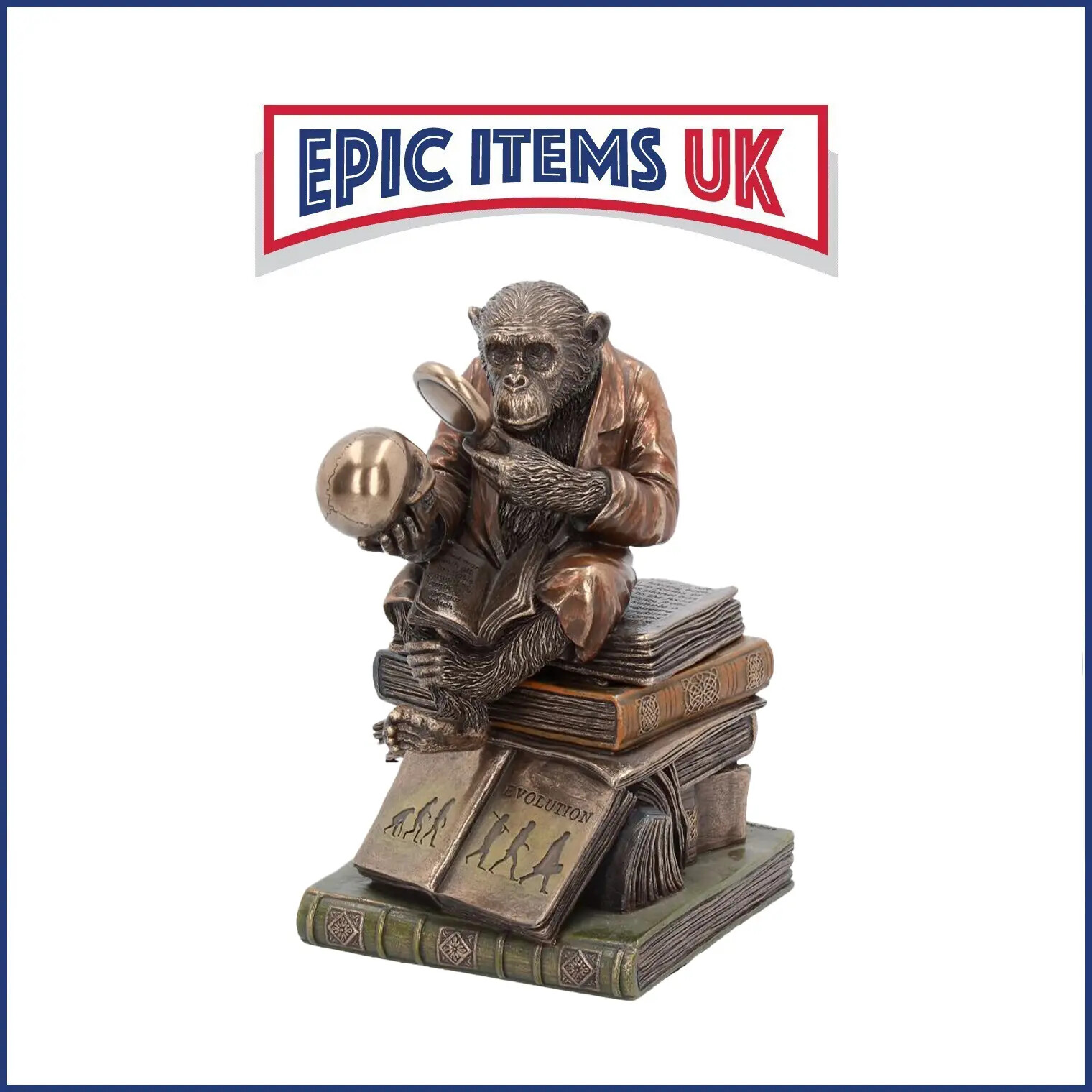Nemesis Now Darwinism of Evolutionary Theory Charles Darwin Chimpanzee Ornament