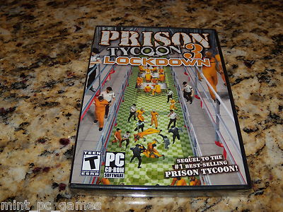 Prison Tycoon 3 Lockdown (PC) Game Windows (PC, New)