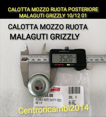 CALOTTA MOZZO RUOTA POSTERIORE MALAGUTI GRIZZLY 10/12 01 MOTORE - Main Image