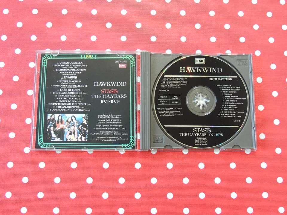 Hawkwind / Stasis The U.A. Years 1971-1975 - 15 Tracks CD Album Compilation - Bild 3 von 3