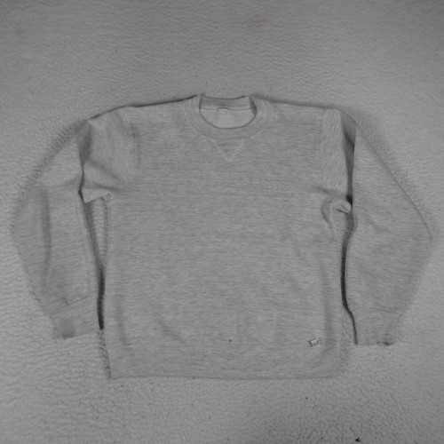 Vintage Russell Athletic Sweater Men Size S Heather Gray Pullover Crewneck