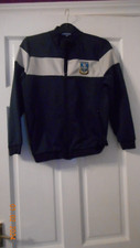BOYS FOOTBALL JACKET - SHEFFIELD WEDNESDAY - AGE 11/12 - OFICIAL - BLUE/GREY