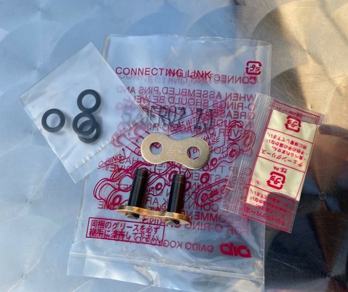 Nietschloss DID 520 ERV7, DID520ERV7, Racing Kette, gold, rivet link Hohlniet ZJ - Bild 2 von 5
